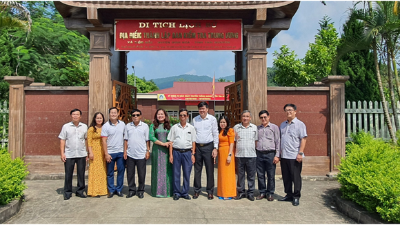 UBKT Tỉnh ủy Bình Định tổ chức về nguồn tại ATK, Định Hóa Thái Nguyên nhân Kỷ niệm 75 Ngày truyền thống Ngành Kiểm tra Đảng