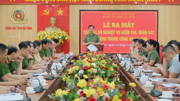 Thành lập Câu lạc bộ “Nghiệp vụ kiểm tra, giám sát của Đảng trong Công an Hà Tĩnh”