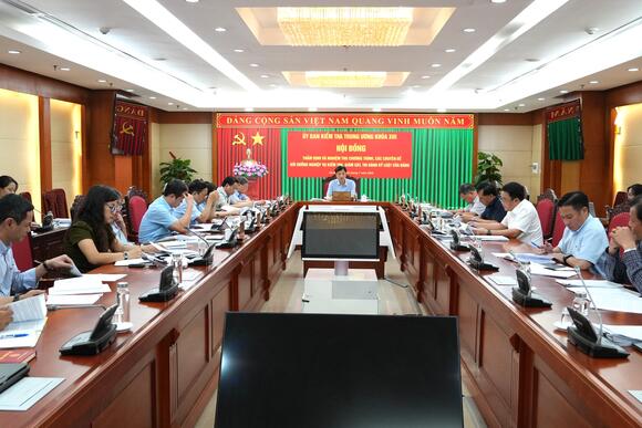 Hội nghị nghiệm thu tài liệu bồi dưỡng nghiệp vụ kiểm tra, giám sát, thi hành kỷ luật của Đảng