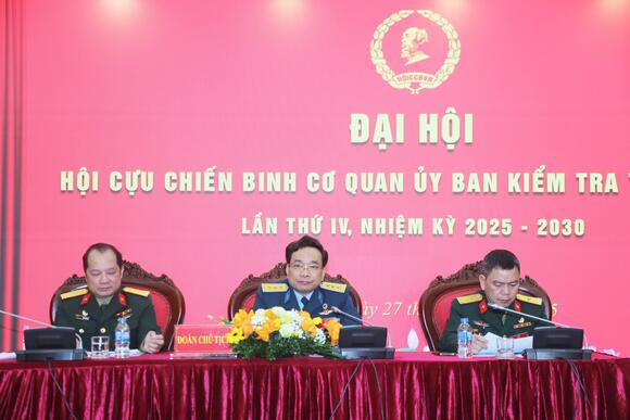 Đại hội Hội Cựu chiến binh Cơ quan UBKT Trung ương lần thứ IV, nhiệm kỳ 2025-2030