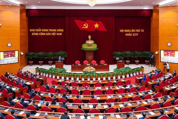 Thông báo Hội nghị lần thứ Tư Ban Chấp hành Trung ương Đảng khóa XIV