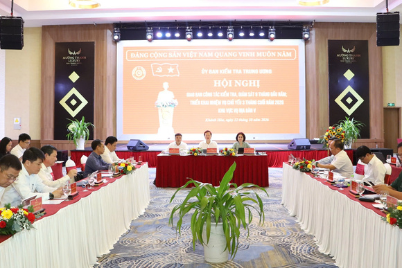 Hội nghị giao ban công tác kiểm tra, giám sát 9 tháng đầu năm khu vực Vụ Địa bàn V