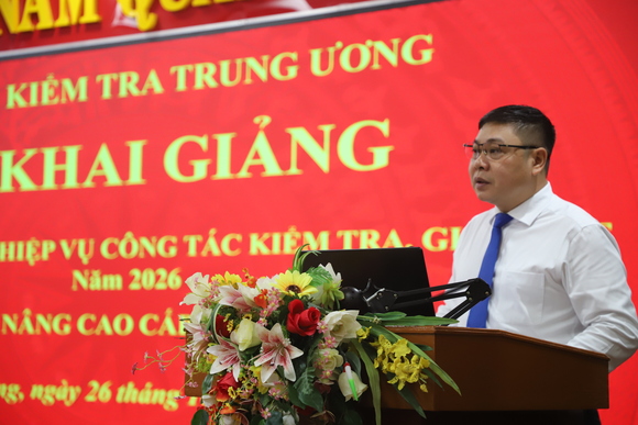 Khai giảng Lớp bồi dưỡng nghiệp vụ công tác kiểm tra, giám sát nâng cao cấp xã năm 2026 tại thành phố Đà Nẵng